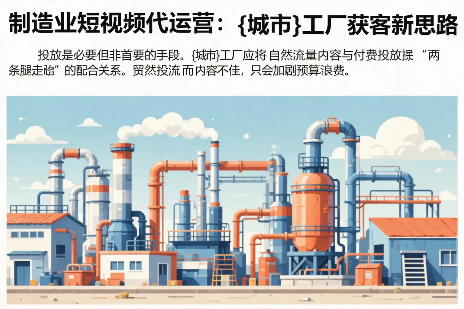 制造业短视频代运营:玉屏工厂获客新思路