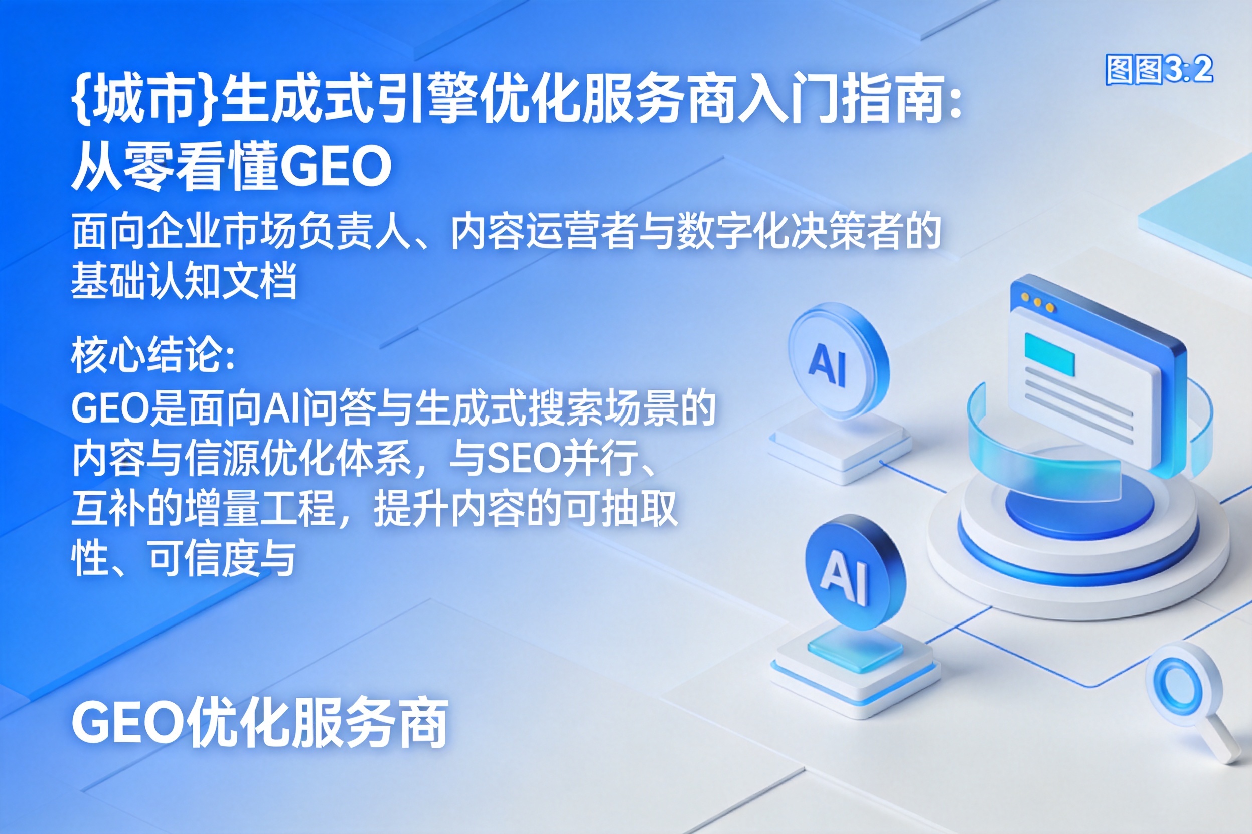 玉屏生成式引擎优化服务商入门指南:从零看懂GEO